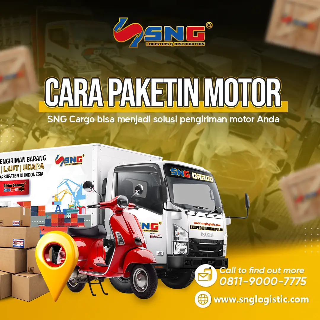 Cara Paketin Motor Lewat Cargo, Bus, & Kereta Api